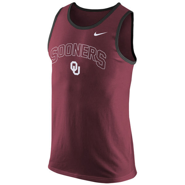 Oklahoma Sooners Nike Arch Tank Top - Crimson 