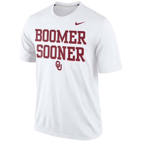 Oklahoma Sooners Nike Legend Authentic Local Performance T-Shirt - White 