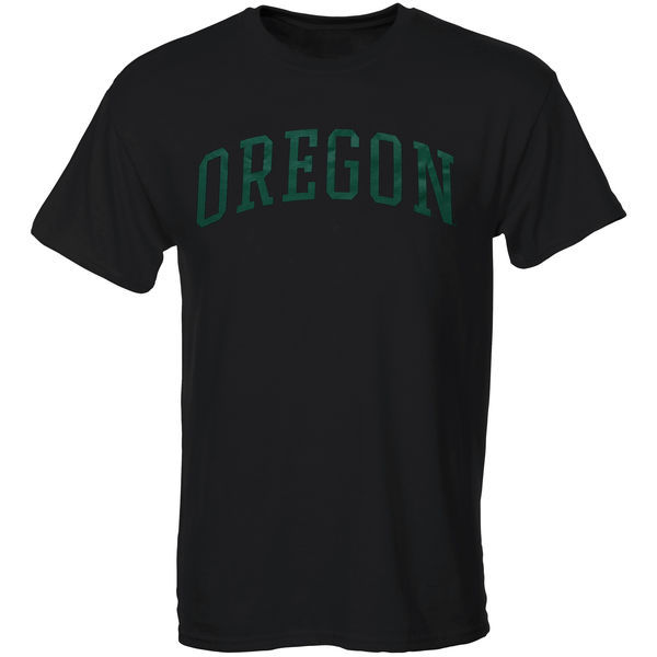 Oregon Ducks Green Arch T-Shirt - Black 