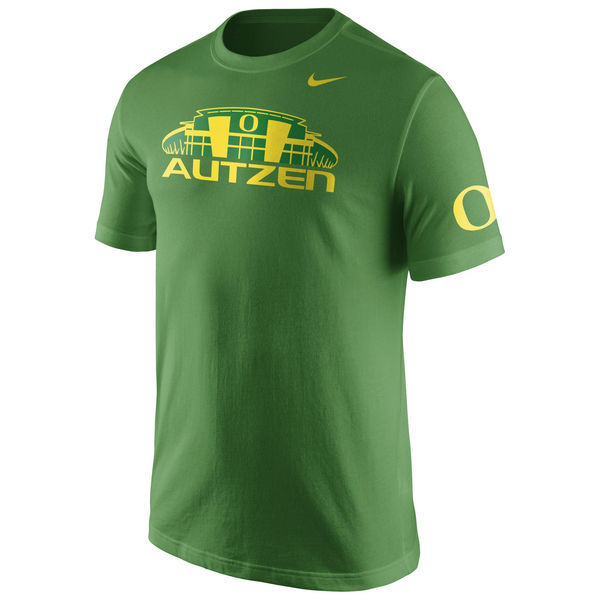 Oregon Ducks Nike Campus Elements Cotton T-Shirt - Green 