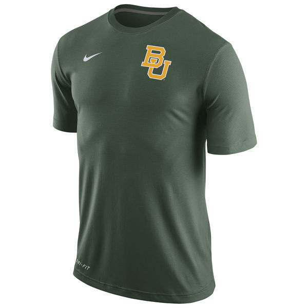 Baylor Bears Nike Stadium Dri-FIT Touch Top - Green 