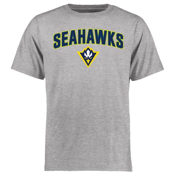 UNC Wilmington Seahawks Proud Mascot T-Shirt - Ash 