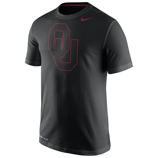 Oklahoma Sooners Nike Travel Dri-FIT T-Shirt - Black 