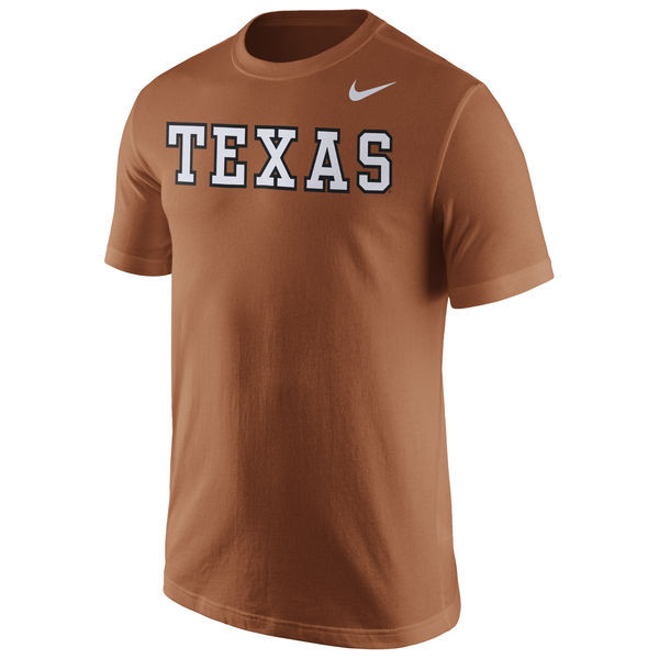 Texas Longhorns Nike Wordmark T-Shirt - Burnt Orange 
