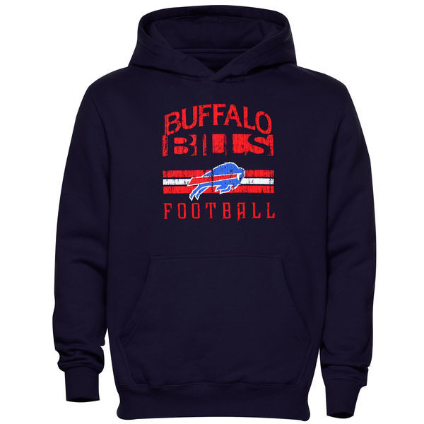 Buffalo Bills Pregame Pullover Hoodie - Navy Blue 