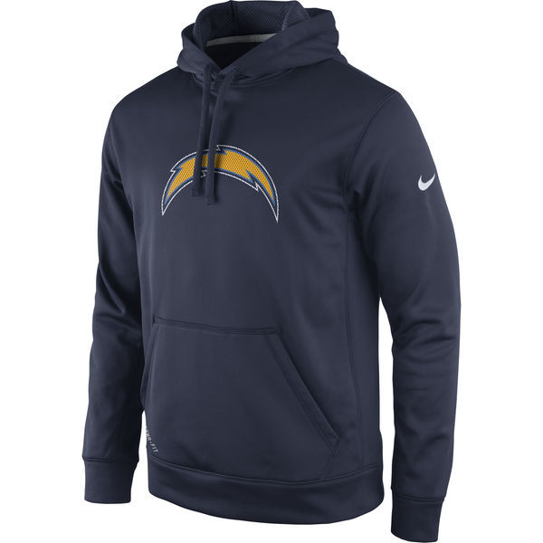 San Diego Chargers Nike Practice Performance Pullover Hoodie - Navy 