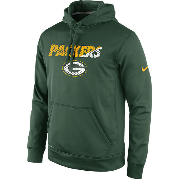 Green Bay Packers Nike Kick Off Staff Performance Pullover Hoodie - Green 