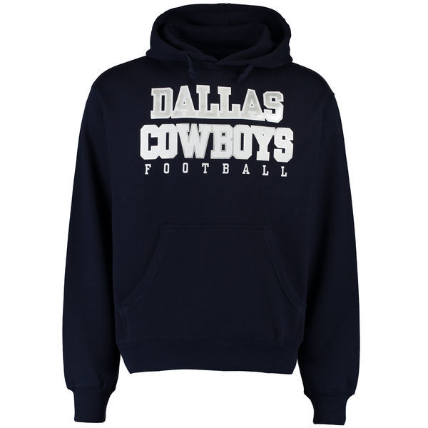 Dallas Cowboys Practice Pullover Hoodie - Navy 