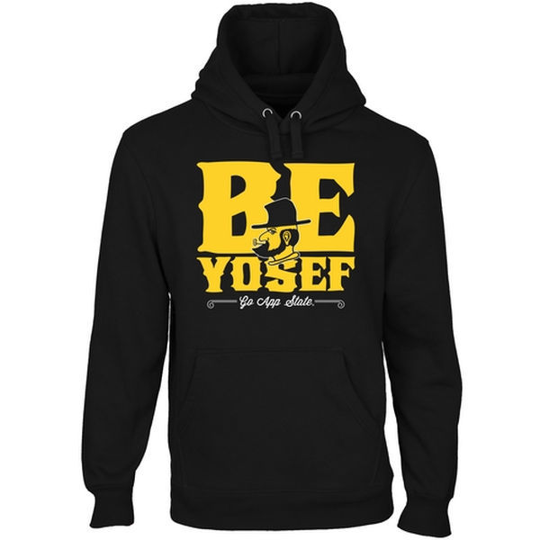 Appalachian State Mountaineers Be Yosef Pullover Hoodie - Black 