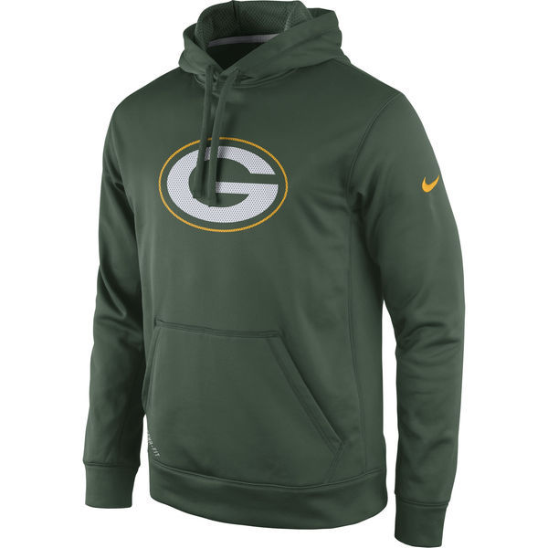Green Bay Packers Nike Practice Performance Pullover Hoodie - Green 