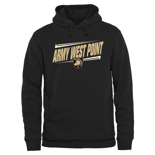 Army Black Knights Double Bar Pullover Hoodie - Black 