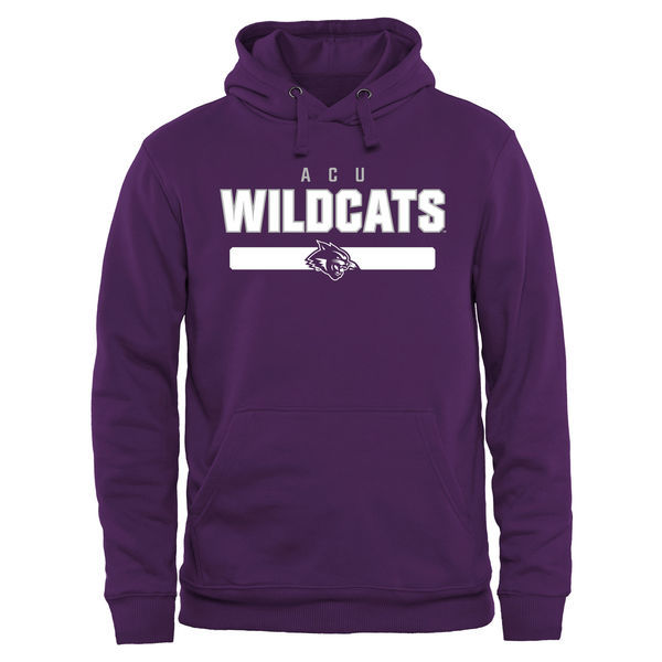 Abilene Christian University Wildcats Team Strong Pullover Hoodie - Purple 