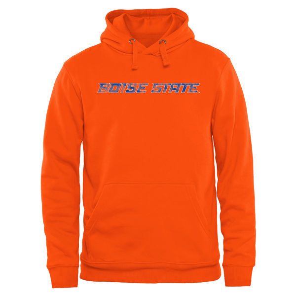 Boise State Broncos Classic Wordmark Pullover Hoodie - Orange 