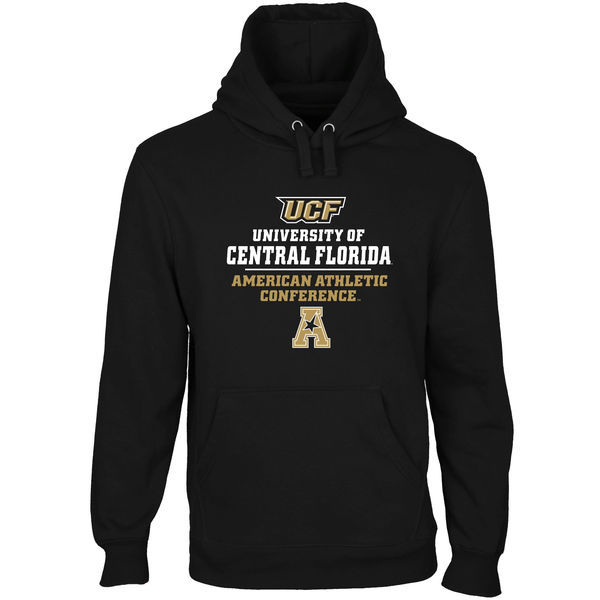 UCF Knights Modern Slant Pullover Hoodie - Black 