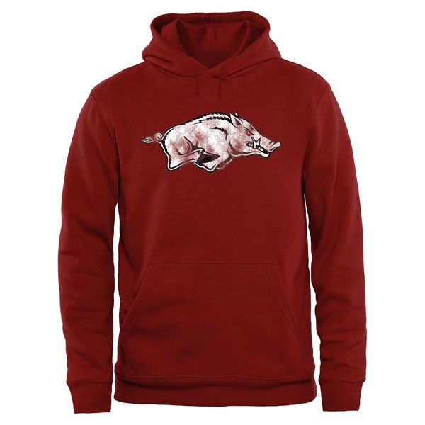 Arkansas Razorbacks Big & Tall Classic Primary Pullover Hoodie - Cardinal 