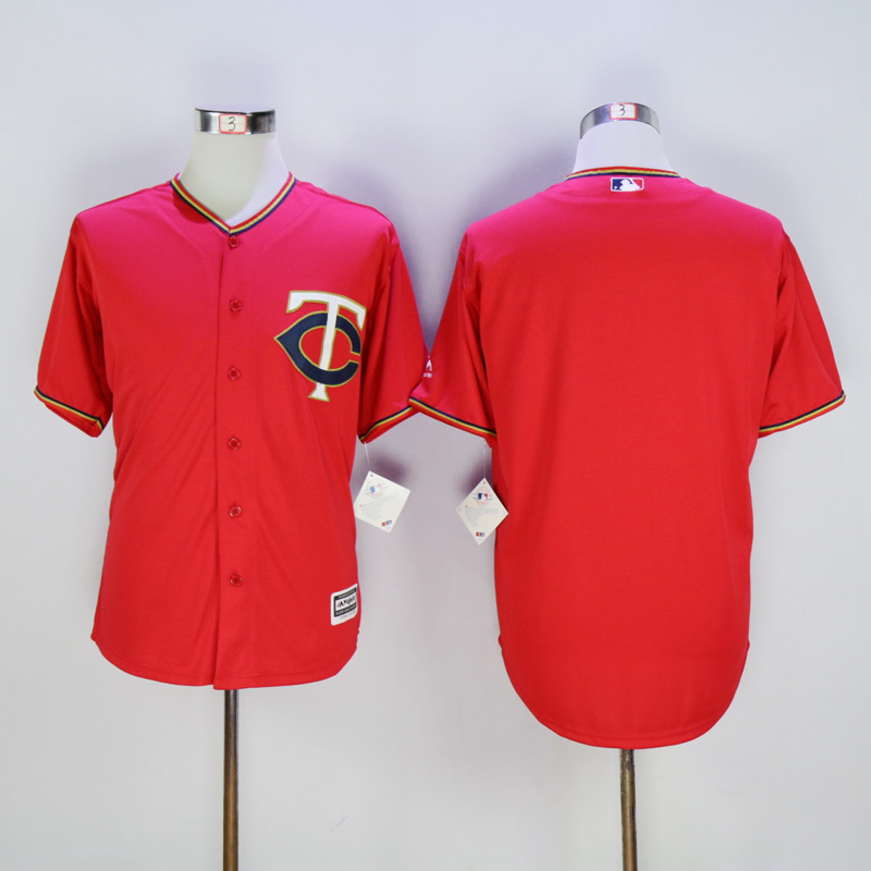 MLB Minnesota Twins Blank Red Jersey