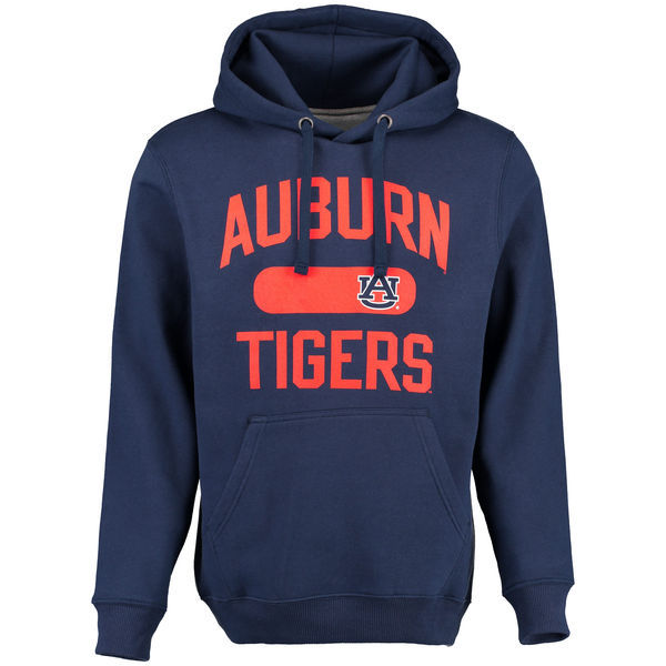 Auburn Tigers Athletic Issued Pullover Hoodie - Navy 