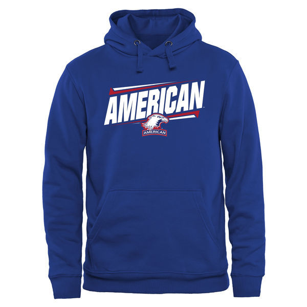 American Eagles Double Bar Pullover Hoodie - Royal 
