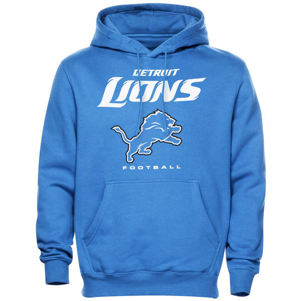 Detroit Lions Critical Victory Pullover Hoodie - Light Blue 