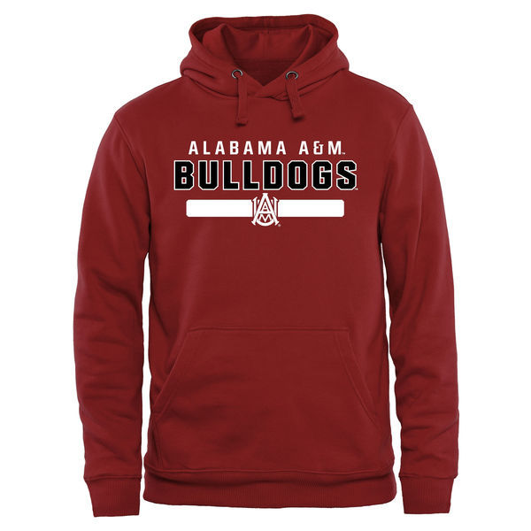 Alabama A&M Bulldogs Team Strong Pullover Hoodie - Maroon 