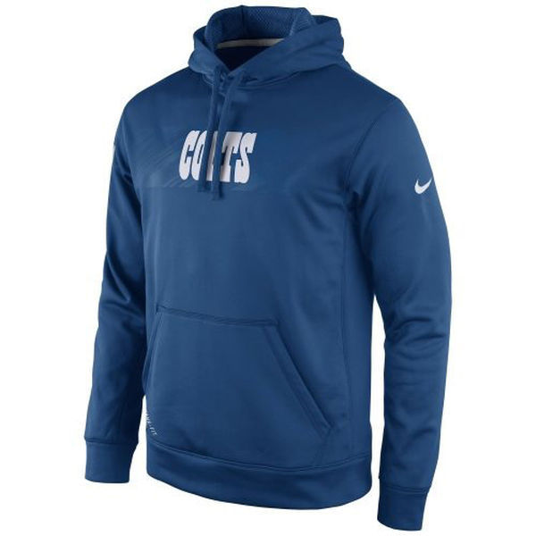 Indianapolis Colts Nike KO Speed Wordmark Performance Hoodie  Royal Blue 