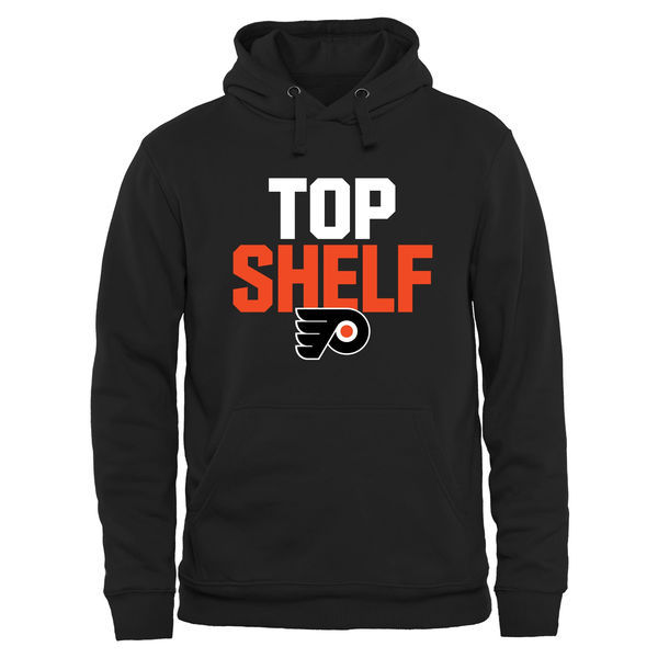 Philadelphia Flyers Top Shelf Pullover Hoodie - Black 