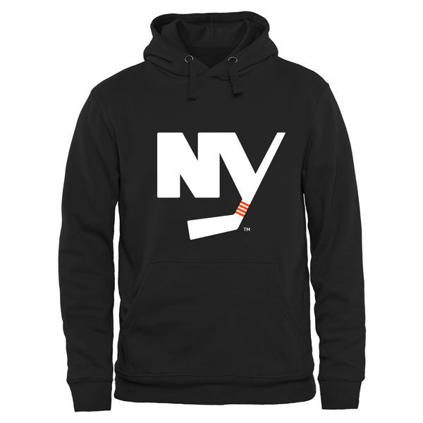 New York Islanders Rinkside Logo Pullover Hoodie - Black 