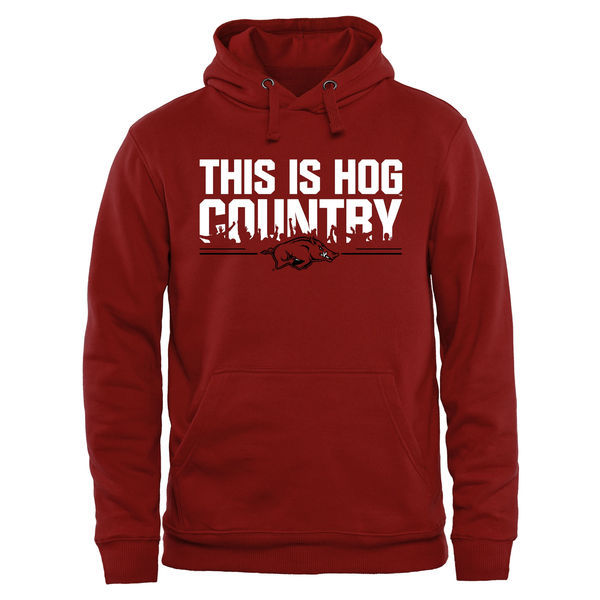 Arkansas Razorbacks Our House Pullover Hoodie - Cardinal 