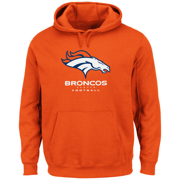 Denver Broncos Critical Victory Pullover Hoodie - Orange 