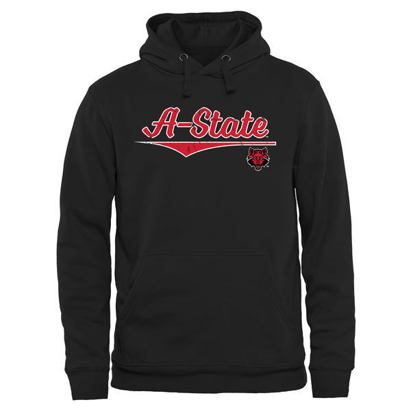 Arkansas State Red Wolves American Classic Pullover Hoodie - Black 