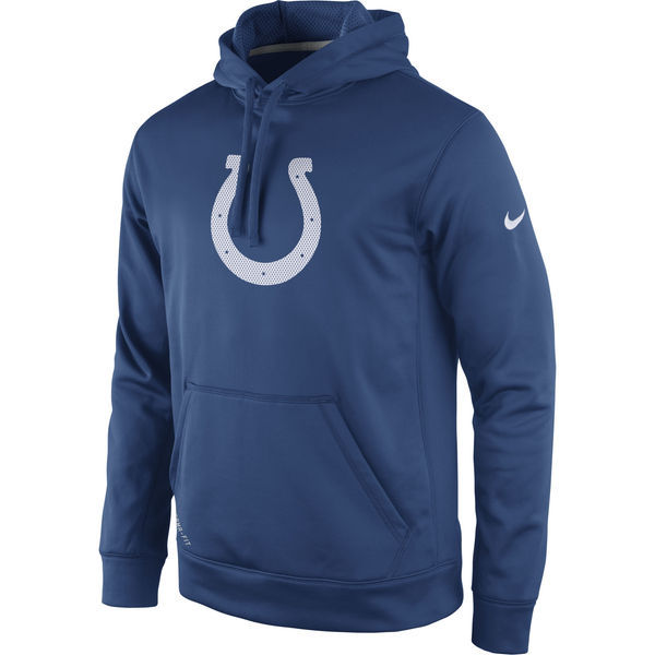 Indianapolis Colts Nike Practice Performance Pullover Hoodie - Royal 