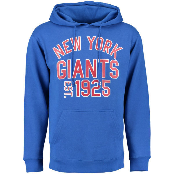 New York Giants End Around Pullover Hoodie - Royal 