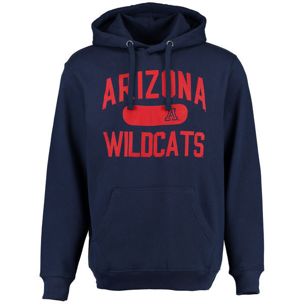 Arizona Wildcats Athletic Issued Pullover Hoodie - Navy 