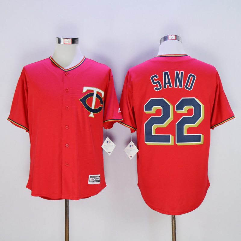 MLB Minnesota Twins #22 Sano Red Jersey