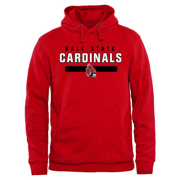 Ball State Cardinals Team Strong Pullover Hoodie - Red 