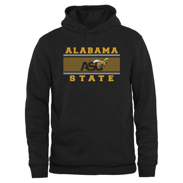 Alabama State Hornets Big & Tall Micro Mesh Sweatshirt - Black 