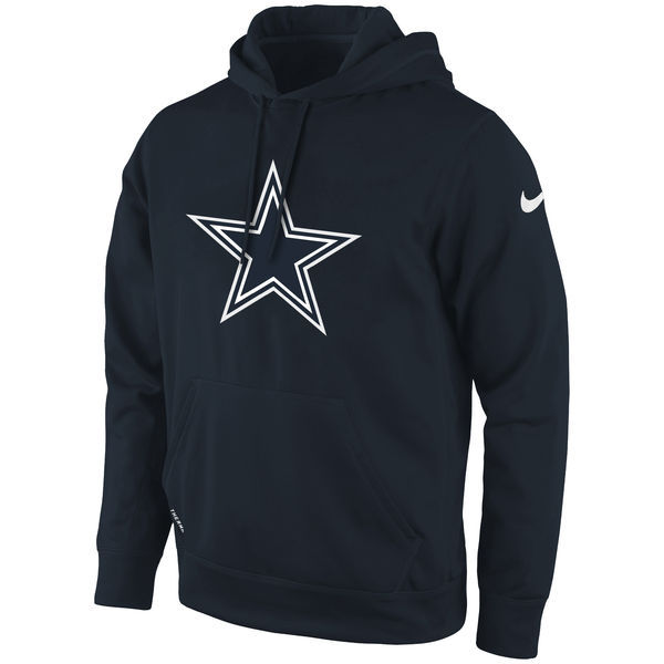 Dallas Cowboys Nike KO Logo Essential Pullover Hoodie - Navy 