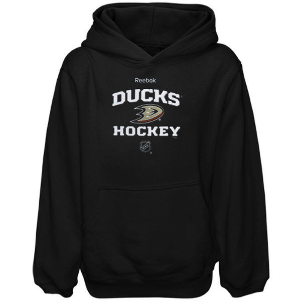 Reebok Anaheim Ducks Toddler Center Ice Hoodie - Black 
