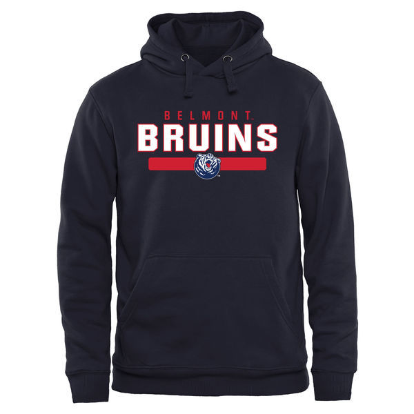 Belmont Bruins Team Strong Pullover Hoodie - Navy 