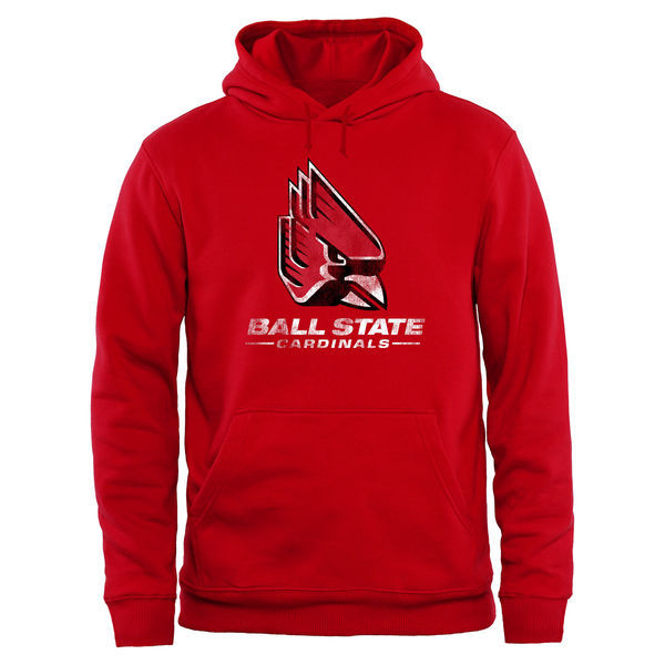 Ball State Cardinals Big & Tall Classic Primary Pullover Hoodie - Red 