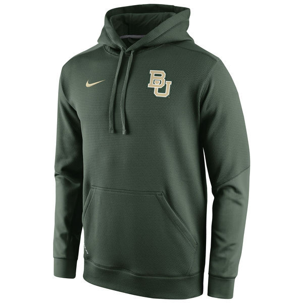 Baylor Bears Nike Sideline KO Chain Fleece Therma-FIT Hoodie - 