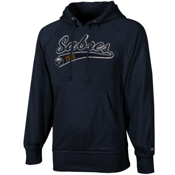 Old Time Hockey Buffalo Sabres Hudson Pullover Hoodie - Navy Blue 