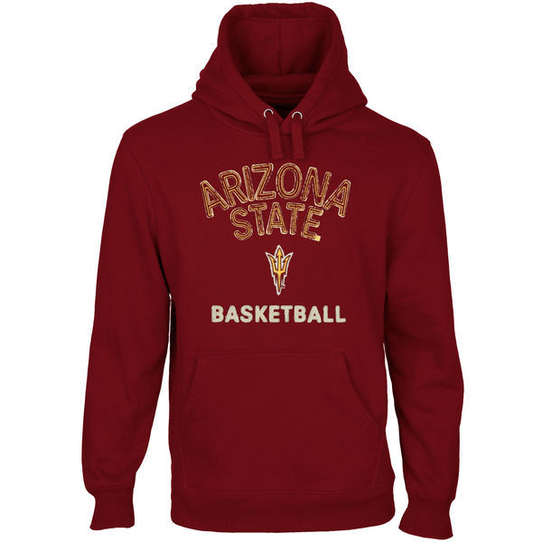 Arizona State Sun Devils Heritage Custom Sport Pullover Hoodie - Maroon 