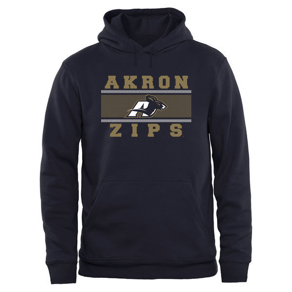 Akron Zips Big & Tall Micro Mesh Sweatshirt - Navy 