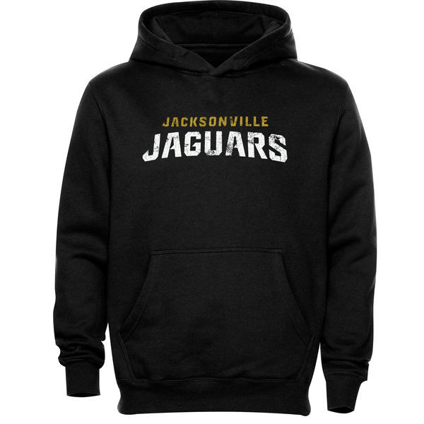 Jacksonville Jaguars Faded Wordmark Hoodie - Black 