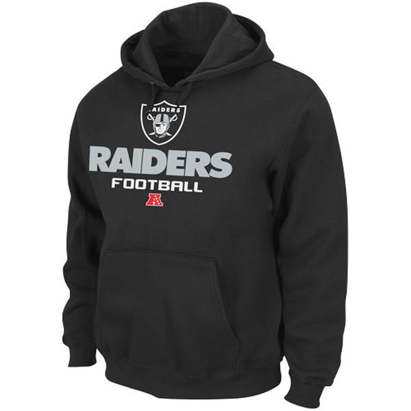 Oakland Raiders Majestic Critical Victory V Pullover Hoodie  