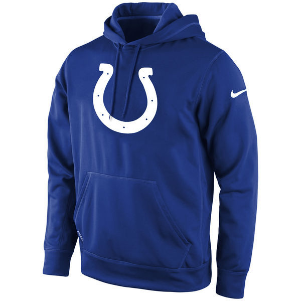 Indianapolis Colts Nike KO Logo Essential Hoodie  Royal Blue 