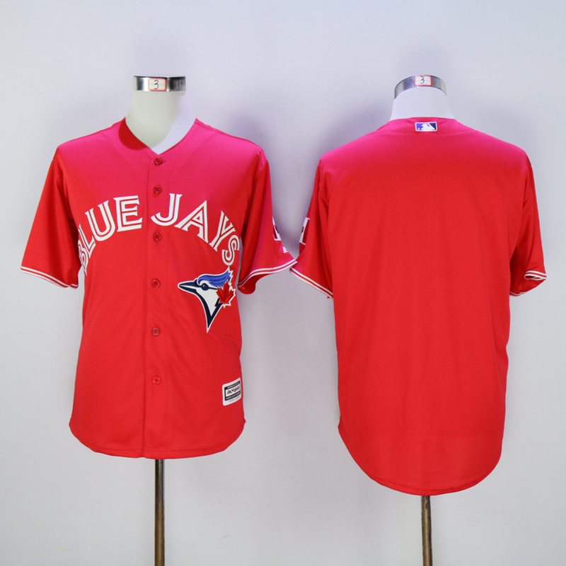 MLB Toronto Blue Jays Blank Red Jersey