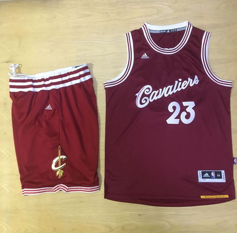 NBA Cleveland Cavaliers #23 James Red Jersey Suit
