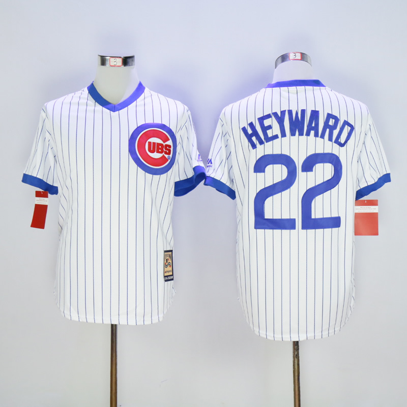 MLB Chicago Cubs #22 Heyward White Pullover Jersey